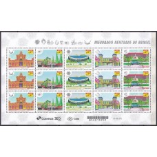 SB4114MF-FOLHA 3 SE-TENANTS MERCADOS CENTRAIS DO BRASIL - 2023 - MINT