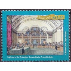 SB4133M-SELO 200 ANOS DA 1ª ASSEMBLEIA CONSTITUINTE - 2023 - MINT