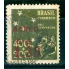 SBA056U-SELO AÉREO PRÓ JUVENTUDE COM SOBRECARGA, CR$ 1,20/400RS + 200RS - 1944 - U