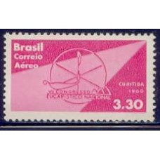 SBA097M-SELO AÉREO 7º CONGRESSO EUCARÍSTICO NACIONAL - 1960 - MINT