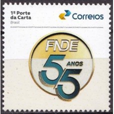 SI0012M-SELO INSTITUCIONAL 55 ANOS DO FUNDO NACIONAL DE DESENVOLVIMENTO DA EDUCAÇÃO - FNDE - 2023 - MINT