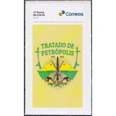 SI0014M-SELO INSTITUCIONAL 120 ANOS DO TRATADO DE PETRÓPOLIS - 2023 - MINT