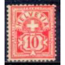 SUI0067N-SELO REGULAR 10C - SUÍÇA - 1882/99 - N