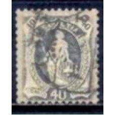 SUI0092U-SELO HELVETIA 'DEBOUT', 40C - SUÍÇA - 1904 - U 