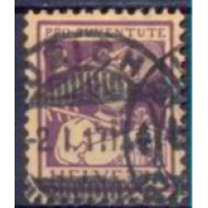 SUI0151UA-SELO PRÓ JUVENTUDE, 3C - SUÍÇA - 1916 - U
