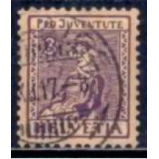 SUI0154UA-SELO PRÓ JUVENTUDE, 3C - SUÍÇA - 1917 - U