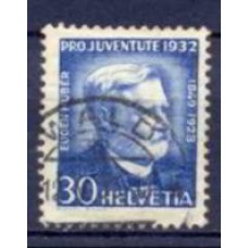 SUI0266U-SELO PRÓ JUVENTUDE, EUGENE HUBER - SUÍÇA - 1932 - U