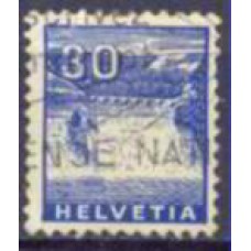 SUI0277U-SELO PAISAGENS, 30C - SUÍÇA - 1934 - U