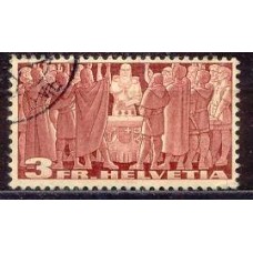 SUI0313UAA-SELO SÉRIE HISTÓRICA, 3F PAPEL A - SUÍÇA - 1938 - U