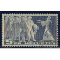 SUI0314UC-SELO SÉRIE HISTÓRICA, 5F PAPEL C - SUÍÇA - 1938 - U