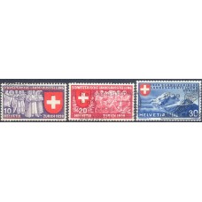 SUI0326U-SÉRIE EXPOSIÇÃO NACIONAL DE ZURIQUE - LEGENDA SCHWEIZERISCHE LANDESAUSSTELLUNG - SUÍÇA - 1939 - U