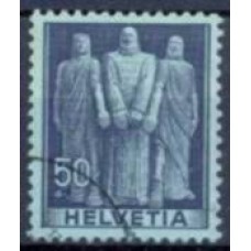 SUI0358UA-SELO SÉRIE HISTÓRICA, 50C - SUÍÇA - 1941 - U