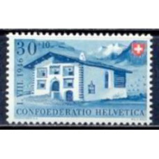 SUI0431M-SELO FESTA NACIONAL, 30C - SUÍÇA - 1946 - MINT