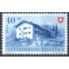 SUI0480M-SELO FESTA NACIONAL - PRÓ DESENVOLVIMENTO PROFISSIONAL DA JUVENTUDE, 40C - SUÍÇA - 1949 - MINT