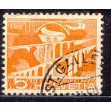 SUI0482U-SELO TECNOLOGIAS E PAISAGENS, 5C - SUÍÇA - 1949 - U