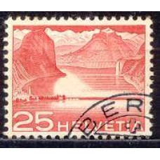 SUI0486U-SELO TECNOLOGIAS E PAISAGENS, 25C - SUÍÇA - 1949 - U