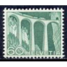 SUI0491M-SELO TECNOLOGIAS E PAISAGENS, 60C - SUÍÇA - 1949 - MINT