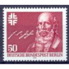 ABE0532M-SELO BICENTENÁRIO DO NASCIMENTO DE FRIEDRICH LUDWIG JAHN, PAI DA EDUCAÇÃO FÍSICA - ALEMANHA BERLIN - 1978 - MINT