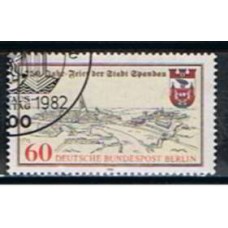 ABE0620U-SELO 750º ANIVERSÁRIO DA CIDADE DE SPANDAU - ALEMANHA BERLIN - 1982 - U