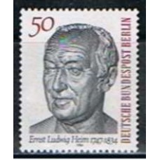 ABE0684M-SELO 150º ANIVERSÁRIO DA MORTE DO MÉDICO ERNST LUDWIG HEIM - ALEMANHA BERLIN - 1984 - MINT