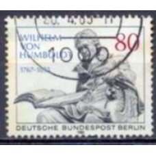 ABE0694U-SELO 150º ANIVERSÁRIO DA MORTE DE WILHELM VON HUMBOLDT - ALEMANHA BERLIN - 1985 - U