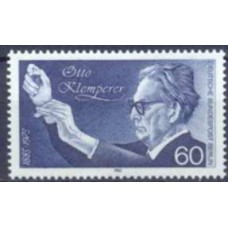 ABE0700M-SELO CENTENÁRIO DE NASCIMENTO DO MAESTRO OTTO KLEMPERER - ALEMANHA BERLIN - 1985 - MINT