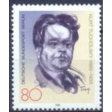 ABE0710N-SELO CINQUENTENÁRIO DA MORTE DE KURT TUCHOLSKY - ALEMANHA BERLIN - 1985 - N