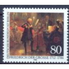 ABE0725N-SELO BICENTENÁRIO DA MORTE DE FREDERICO O GRANDE - ALEMANHA BERLIN - 1986 - N