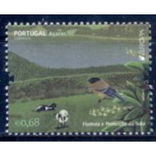 AÇO0559M-SELO SÉRIE EUROPA - FLORESTAS - AÇORES - 2011 - MINT
