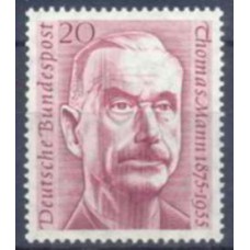 ALF0113N-SELO ANIVERSÁRIO DE MORTE DO ESCRITOR THOMAS MANN - ALEMANHA FEDERAL - 1956 - N