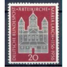 ALF0114N-SELO 8º CENTENÁRIO DA IGREJA ABADIAL MARIA LAACH - ALEMANHA FEDERAL - 1956 - N