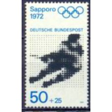 ALF0547M-SELO OLÍMPÍADAS DE INVERNO DE SAPPORO, 50P - ALEMANHA FEDERAL - 1971 - MINT