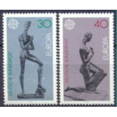 ALF0653N-SÉRIE EUROPA - ESCULTURAS DE WILHELM LEHMBRUCK - ALEMANHA FEDERAL - 1974 - N