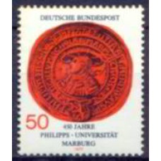 ALF0786M-SELO 450º ANIVERSÁRIO DA UNIVERSIDADE DE MARBOURG - ALEMANHA FEDERAL - 1977 - MINT