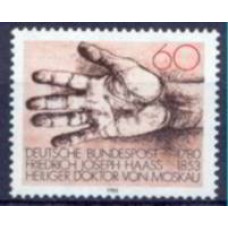 ALF0902M-SELO 200º ANIVERSÁRIO DE NASCIMENTO DO MÉDICO E FILANTROPO FRIEDRICH JOSEPH HAASS - ALEMANHA FEDERAL - 1980 - MINT