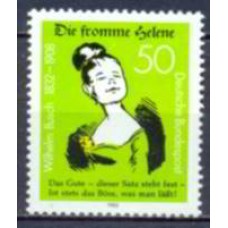 ALF0961M-SELO 150º ANIVERSÁRIO DE NASCIMENTO DO POETA E DESENHISTA WILHELM BUSCH - ALEMANHA FEDERAL - 1982 - MINT