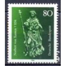 ALF1044M-SELO 850º ANIVERSÁRIO DA MORTE DE SÃO NORBERTO DE XANTEN - ALEMANHA FEDERAL - 1984 - MINT