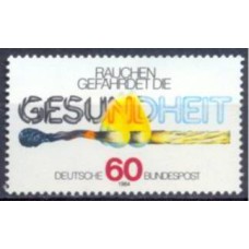 ALF1062M-SELO CAMPANHA ANTITABACO - ALEMANHA FEDERAL - 1984 - MINT