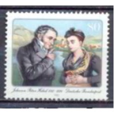ALF1079M-SELO 225º ANIVERSÁRIO DE NASCIMENTO DO POETA JOHANN PETER HEBEL - ALEMANHA FEDERAL - 1985 - MINT