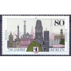 ALF1138N-SELO 750º ANIVERSÁRIO DE BERLIM - ALEMANHA FEDERAL - 1987 - N
