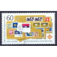 ALF1227M-SELO CENTENÁRIO DO SELO POSTAL POR BETHEL - ALEMANHA FEDERAL - 1988 - MINT