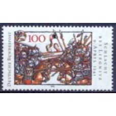 ALF1343M-SELO 750º ANIVERSÁRIO DA BATALHA DE LIEGNITZ - ALEMANHA FEDERAL - 1991 - MINT