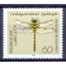 ALF1376M-SELO LIBÉLULAS, 60P CORDULEGASTER BOLTONII - ALEMANHA FEDERAL - 1991 - MINT