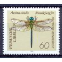 ALF1377M-SELO LIBÉLULAS, 60P AESHNA VIRIDIS - ALEMANHA FEDERAL - 1991 - MINT