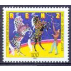 ALF1427M-SELO CENTENÁRIO DA MORTE DO DIRETOR DE CIRCOS ERNST JAKOB RENZ - ALEMANHA FEDERAL - 1992 - MINT