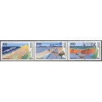 ALF1703MS-SE-TENANT PARQUES NACIONAIS E NATURAIS DA ALEMANHA I (DO BLOCO) - ALEMANHA FEDERAL - 1996 - MINT