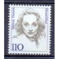 ALF1769M-SELO MUHERES DA HISTÓRIA ALEMÃ - MARLENE DIETRICH - ALEMANHA - 1997 - MINT