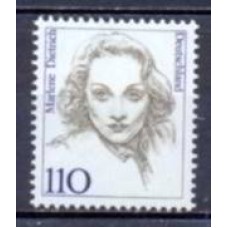 ALF1769M-SELO MUHERES DA HISTÓRIA ALEMÃ - MARLENE DIETRICH - ALEMANHA - 1997 - MINT