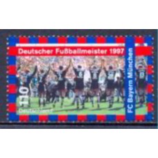 ALF1790M-SELO CAMPEÃO ALEMÃO DE FUTEBOL 1997 - BAYERN DE MUNIQUE - ALEMANHA - 1997 - MINT