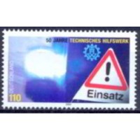ALF1957M-SELO CINQUENTENÁRIO DO INSTITUTO FEDERAL THW - ALEMANHA - 2000 - MINT
